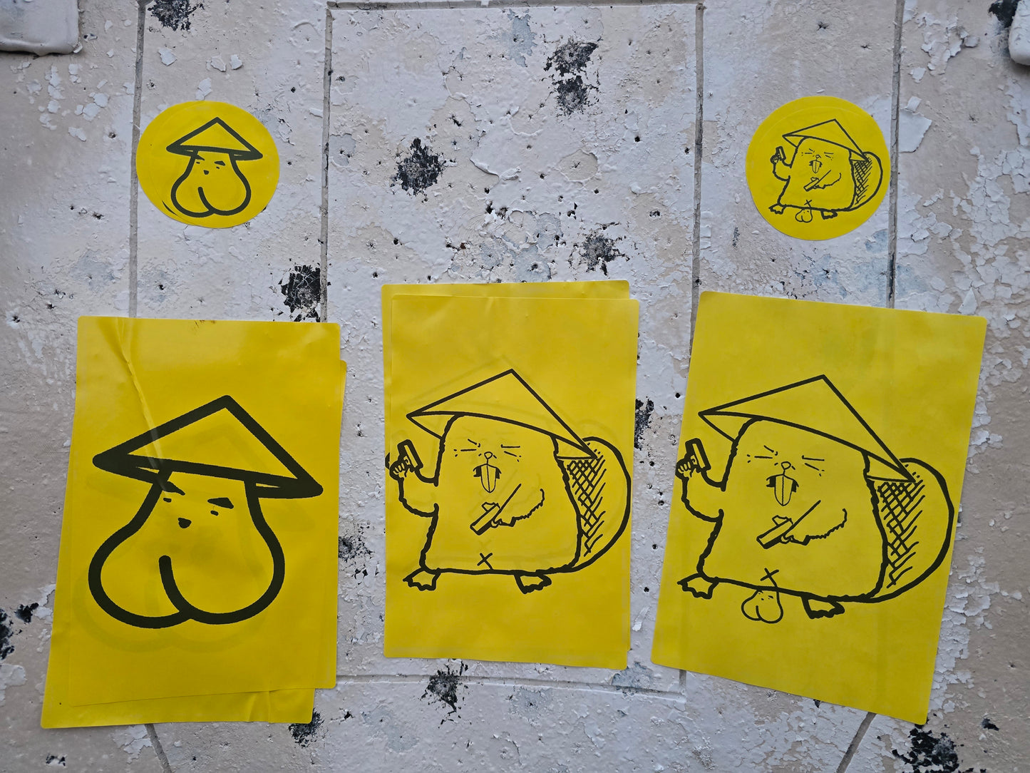 The BEAVE's CHIN!!! 4"x6" target pasties! x10