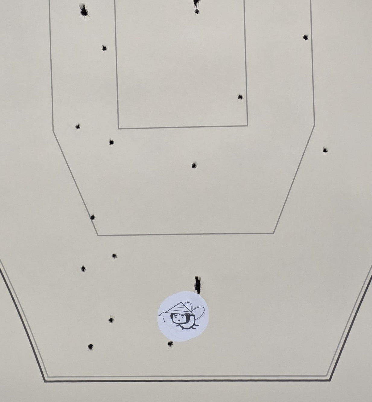 "THE FRY" target pasties!!! (low quantity) x100