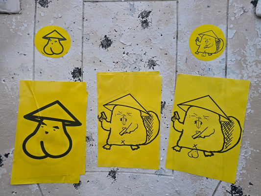 The BEAVE's CHIN!!! 4"x6" target pasties! x10